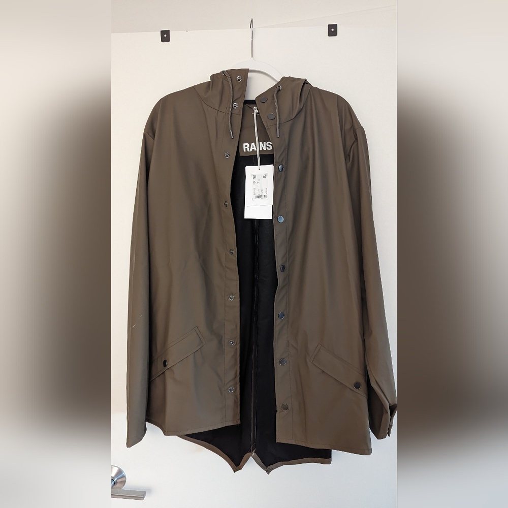 Rains Jacket unisex, size L - Brand New